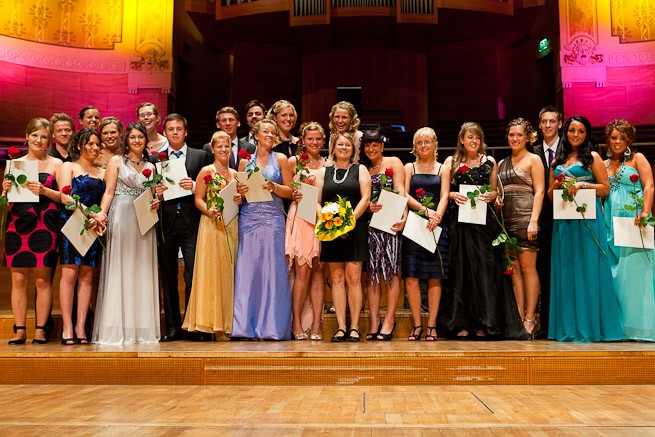 Abiball Gruppenfoto Leistungskurs
