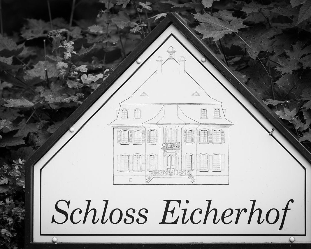 schloss eicherhof leichlingen schild