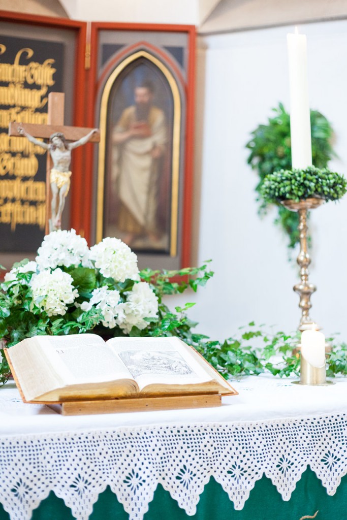 Evangelische Kirchengemeinde Herzkamp Detail Altar