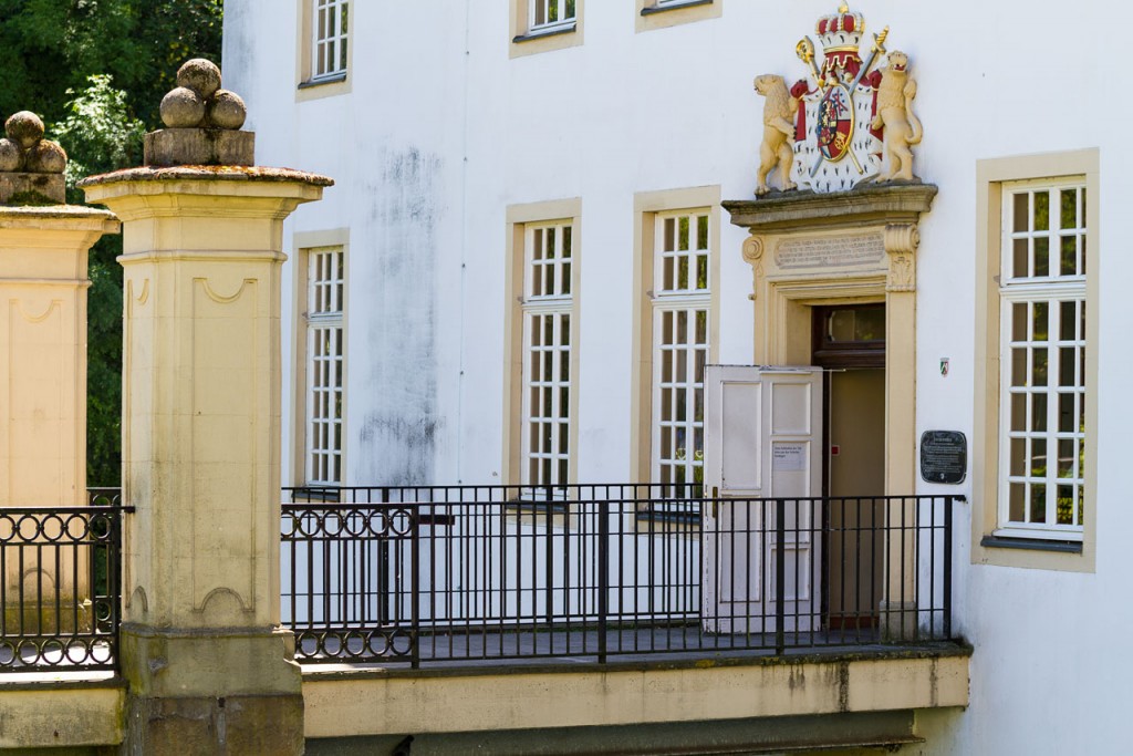 Eingang Schloss Borbeck in Essen