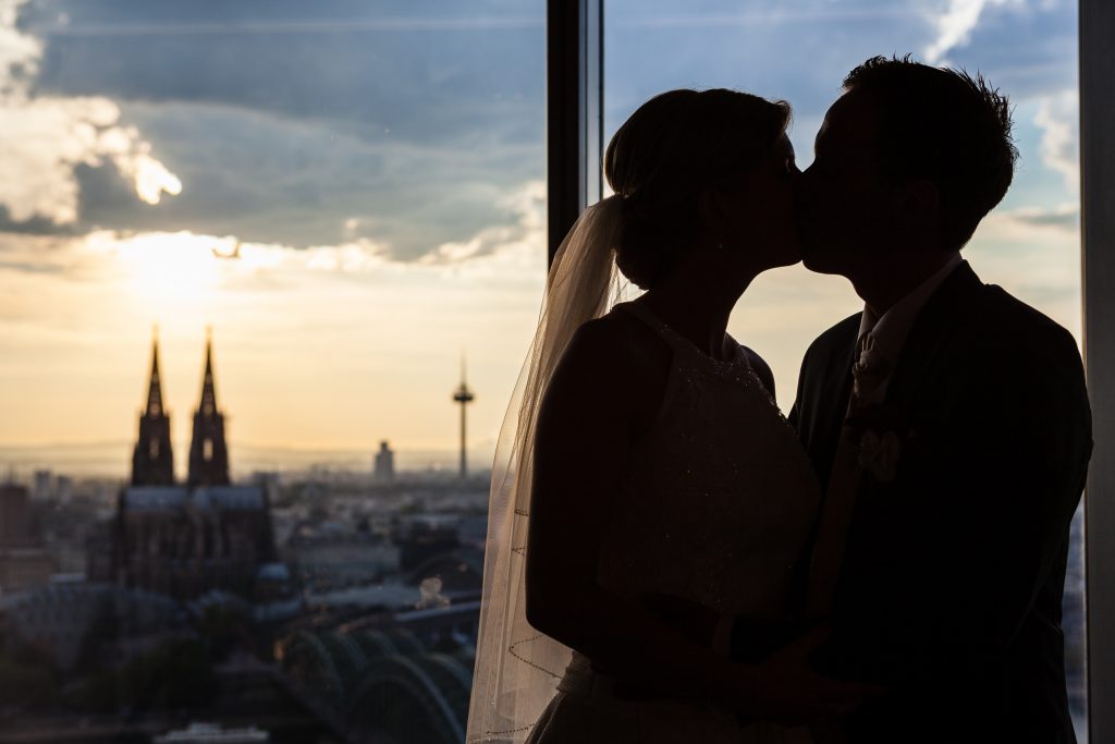 KölnSky Domblick Brautpaar Hochzeit