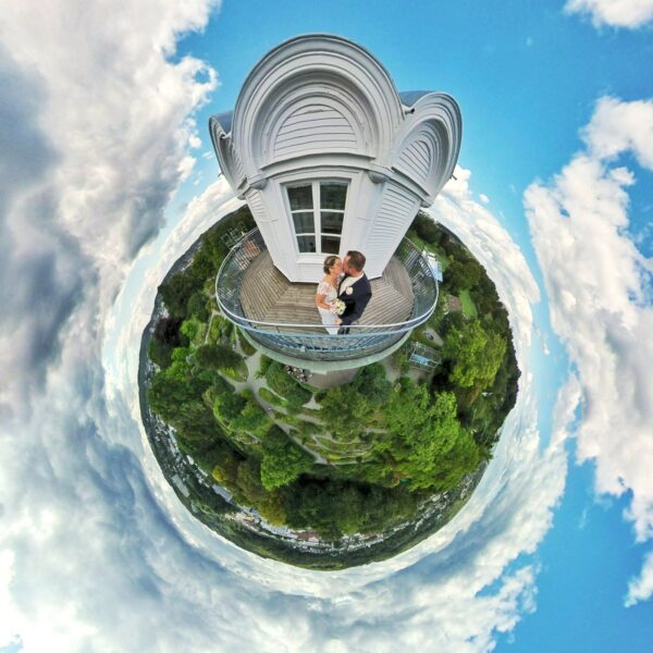 witzige Hochzeitsfotos 360° Fotografie NRW