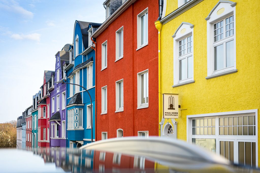 Bunte Häuser in Wuppertal Elsternstraße